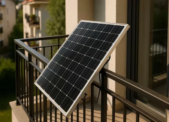 Instalacja paneli fotowoltaicznych na balkonie